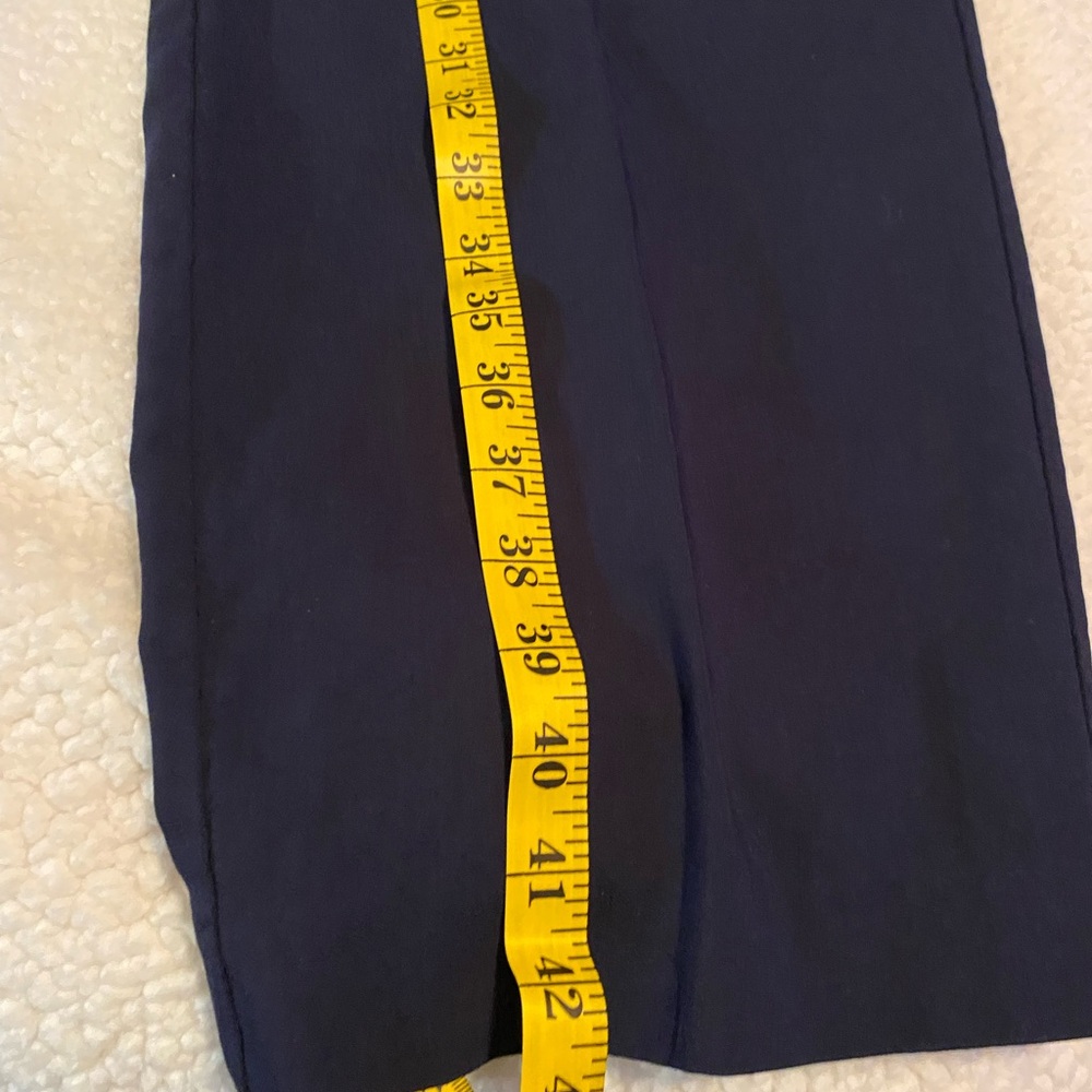 Lane Bryant Women’s Deep Blue Dress Pants elastic waist.  22 regular - Picture 6 of 9
